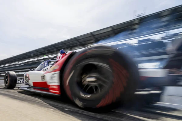 Hildebrand Degli Stati Uniti Prepara Praticare Indianapolis 500 Indianapolis Motor — Foto Stock