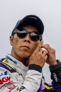 Tokyo, Japonya 'dan TAKUMA SATO (51) Indianapolis Motor Yarış Pisti Indianapolis, Indiana, ABD.