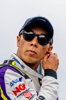 Tokyo, Japonya 'dan TAKUMA SATO (51) Indianapolis Motor Yarış Pisti Indianapolis, Indiana, ABD.