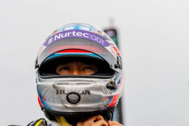 Tokyo, Japonya 'dan TAKUMA SATO (51) Indianapolis Motor Yarış Pisti Indianapolis, Indiana, ABD.