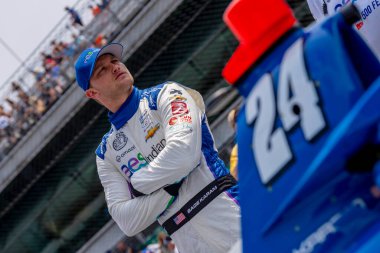 ABD 'li SAGE KARAM (24) Indianapolis 500 için Indianapolis Motor Speedway, Indiana, ABD.