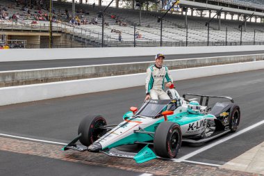 Kanada 'nın Stouffville kentinden DALTON KELLETT (4) Indianapolis 500 için Indianapolis Motor Speedway, Indiana, ABD.