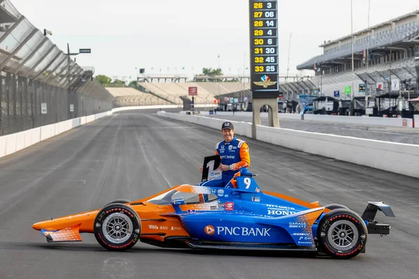 Scott Dixon Auckland Nueva Zelanda Gana Premio Pole Para Indianapolis — Foto de Stock