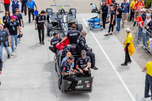 Kyle Kirkwod Jupiter Florida Команда Готуються Практики Indianapolis 500 Автомагістралі — стокове фото