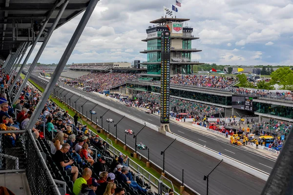 Dalton Kellett Stouffville Kanada Gyakorlat Indianapolis 500 Indianapolis Motor Speedway — Stock Fotó