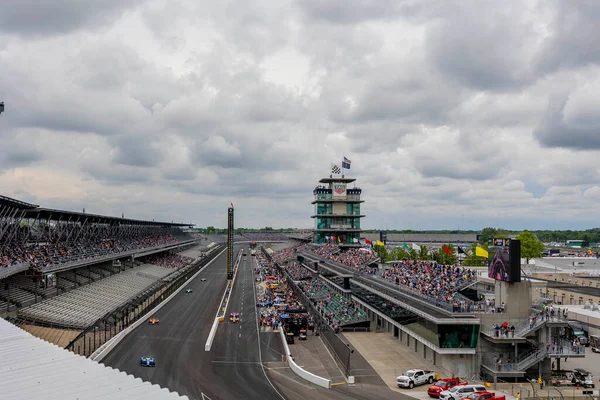 Jimmie Johnson Cajon California Pratica Indianapolis 500 All Indianapolis Motor — Foto Stock