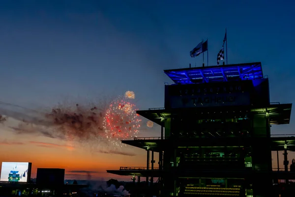 Indianapolis Motor Speedway Ist Gastgeber Der Indycar Series Für Die — Stockfoto