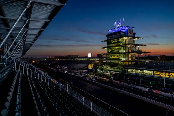 Indianapolis Motor Speedway Принимает Себя Indycar Series Indianapolis 500 Индианаполисе — стоковое фото