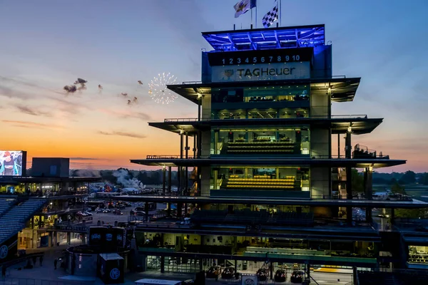 Indianapolis Motor Speedway Ospita Serie Indycar 500 Indianapolis Indianapolis Indiana — Foto Stock