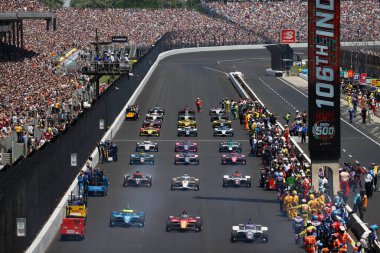 Indianapolis Motor Speedway Indianapolis, MI, ABD 'de Indianapolis 500 için INDYCAR Serisi' ne ev sahipliği yapmaktadır..