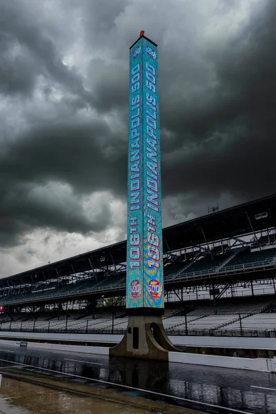 Indianapolis Motor Speedway Ist Gastgeber Der Indycar Serie Für Die — Stockfoto