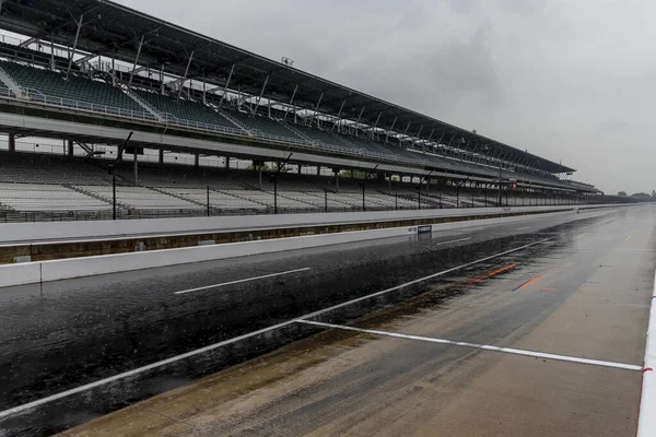 Indianapolis Motor Speedway Ist Gastgeber Der Indycar Serie Für Die — Stockfoto