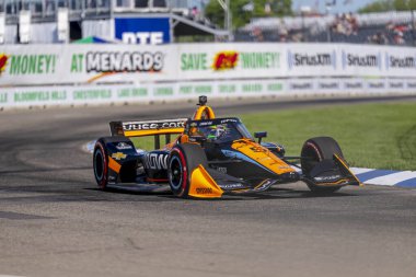 Monterey, Meksika 'dan PATO OWARD (5) Detroit' teki Belle Isle Park 'ta yapılacak olan Chevrolet Detroit Grand Prix' sine hazırlanıyor..