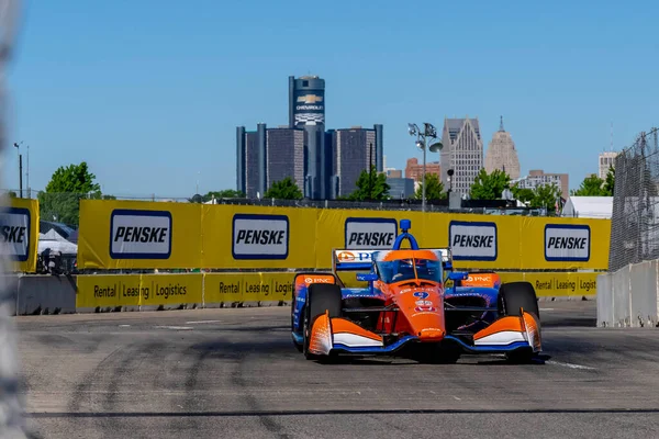 Scott Dixon Auckland Nuova Zelanda Prepara Allenarsi Gran Premio Chevrolet — Foto Stock