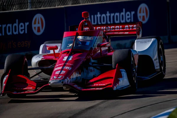 Marcus Ericsson Kumla Suecia Corre Través Los Turnos Durante Una — Foto de Stock