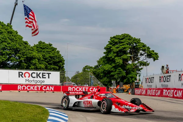 Marcus Ericsson Kumla Suécia Corre Através Das Voltas Durante Chevrolet — Fotografia de Stock