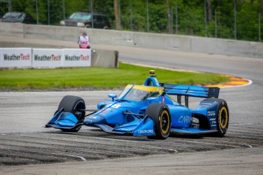 El Cajon, Kaliforniya 'dan JIMMIE JOHNSON (48), Plymouth 1. Dünya Savaşı' nda Road America 'da Sonsio Grand Prix için pratik yapmaya hazırlanıyor..