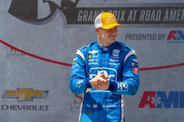 Josef Newgarden Aus Nashville Tennessee Gewinnt Den Sonsio Grand Prix — Stockfoto