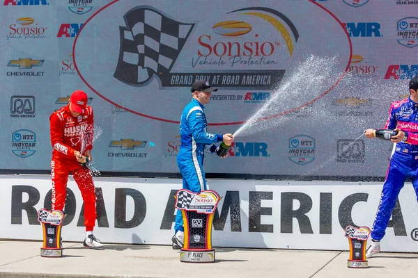 Nashville Tennessee Den Josef Newgarden Plymouth Abd Deki Road America — Stok fotoğraf