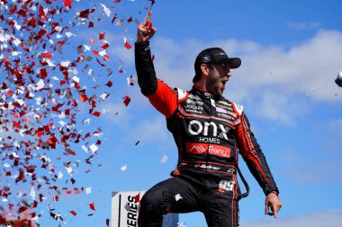 Daniel Suarez, Sonoma, CA 'da Toyota / Save Mart 350' yi kazandı..