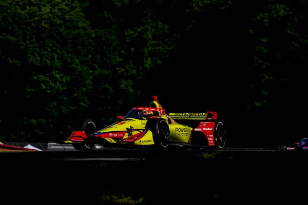 Devlin Defrancesco Toronto Canadá Corre Través Los Giros Durante Honda — Foto de Stock