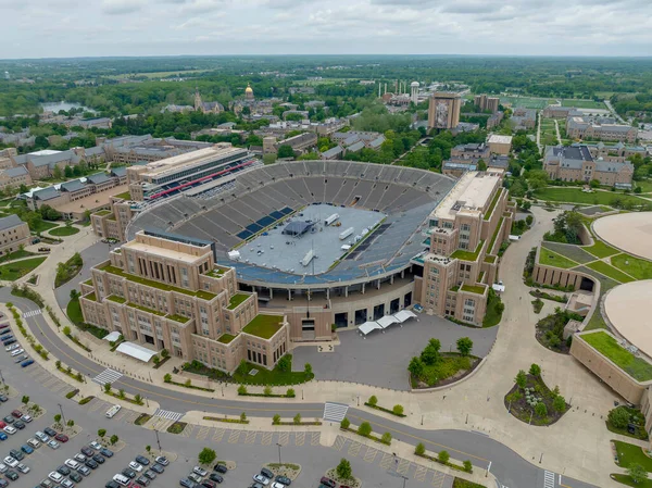 Vue Aérienne Stade Notre Dame Représentant Université Notre Dame Notre — Photo