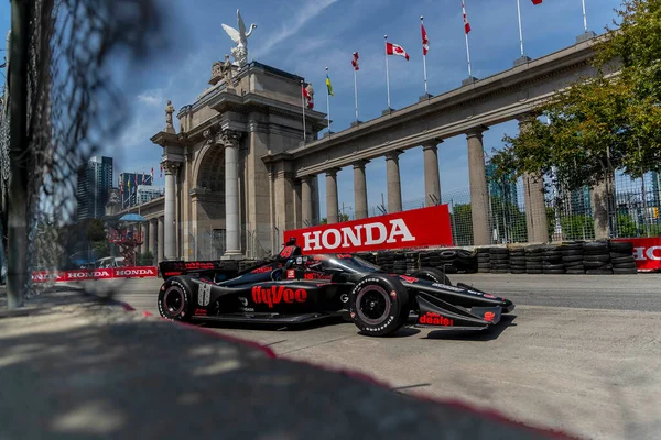 Jack Harvey Bassingham England Travels Turns Practice Honda Indy Toronto — стоковое фото