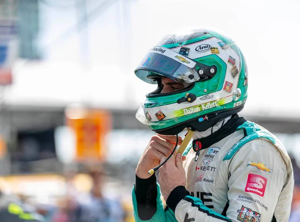 Dalton Kellett Stouffville Canada Prepares Practice Honda Indy Toronto Streets — Stok fotoğraf