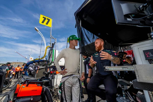 Callum Llott Cambridge England Prepares Practice Honda Indy Toronto Streets — Stock Photo, Image