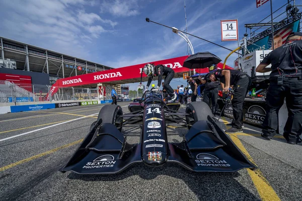 Kyle Kirkwood Jupiter Florida Prepares Practice Honda Indy Toronto Streets — стоковое фото