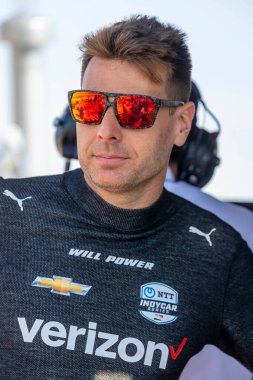 Toowoomba, Avustralya 'dan POWER (12), Newton, IA, ABD' deki Iowa Speedway 'de 300 çiftçiye Hy-Vee Saltue yarışına katılacak..