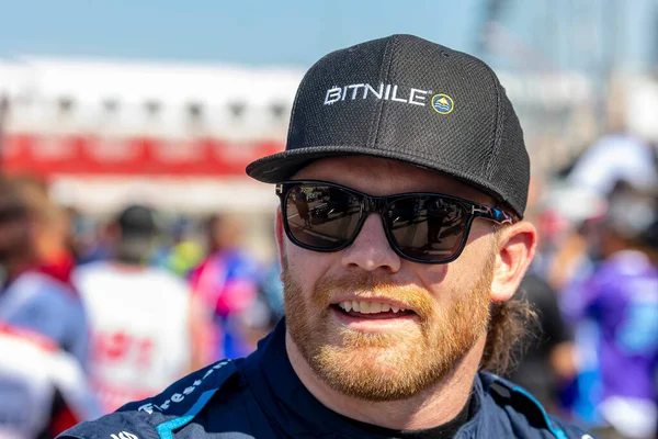 Conor Daly Noblesville Indiana Qualifies Vee Saltue Farmers 300 Iowa — Stok fotoğraf