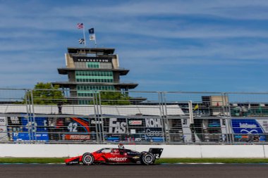 Toowoomba, Avustralya 'dan Will PowER (12) Indianapolis' teki Indianapolis Motor Yarış Pisti 'nde Gallagher Grand Prix antrenmanı sırasında virajlardan geçer..