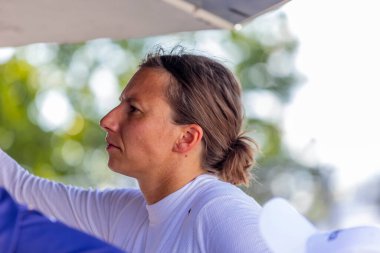 SIMONA DE SILVESTRO (16) of Thun, Switzerland qualifies for the Big Machine Music City Grand Prix on the Streets Of Nashville in Nashville, TN, USA.