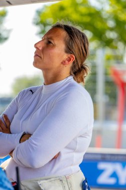 SIMONA DE SILVESTRO (16) of Thun, Switzerland qualifies for the Big Machine Music City Grand Prix on the Streets Of Nashville in Nashville, TN, USA.