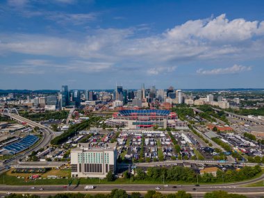 the Streets Of Nashville plays host to the INDYCAR SERIES for the Big Machine Music City Grand Prix in Nashville, TN, USA.
