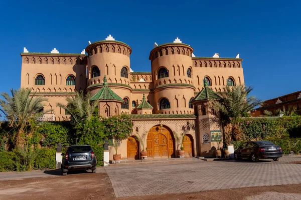Typical old Moroccan architecture in the city of Ouarzazate, Morocco, Africa