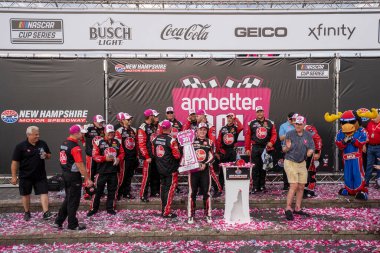 July 17, 2022 - Loudon, NH, USA: Christopher Bell wins the ambetter 301 in Loudon, NH, USA.