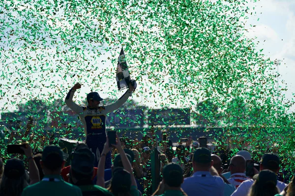 July 2022 Hampton Usa Chase Elliott Wins Quaker State 400 — ストック写真