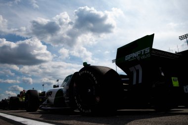 CALLUM LLOTT (77) (R) of Cambridge, England qualifies for the Bommarito Automotive Group 500 at World Wide Technology Raceway in Madison, IL, USA.