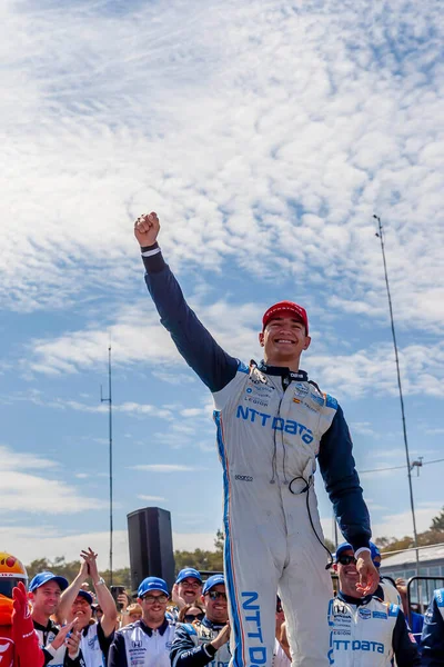 Alex Palou Barcelony Hiszpania Zdobywa Grand Prix Monterey Torze Wyścigowym — Zdjęcie stockowe