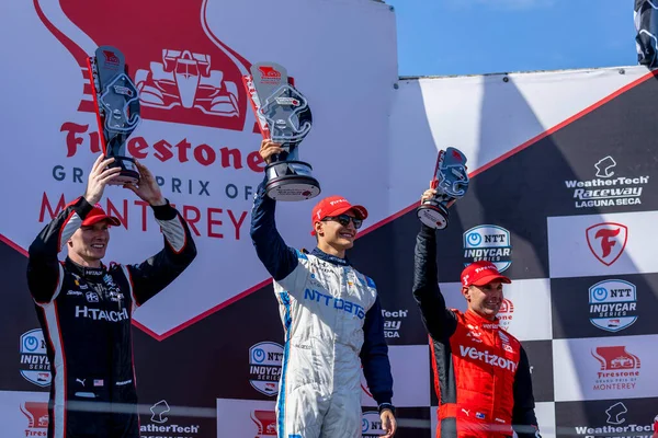 Alex Palou Barcelona Spain Wins Firestone Grand Prix Monterey Weathertech — Stock Photo, Image