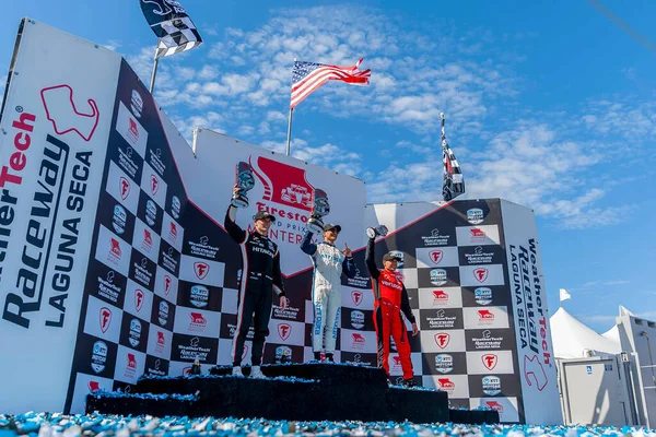 Alex Palou Barcelona Spain Wins Firestone Grand Prix Monterey Weathertech — Stock Photo, Image