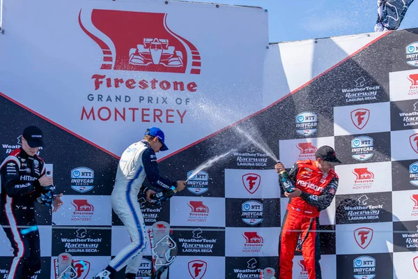 Alex Palou Barcelona Spain Wins Firestone Grand Prix Monterey Weathertech — Stock Photo, Image