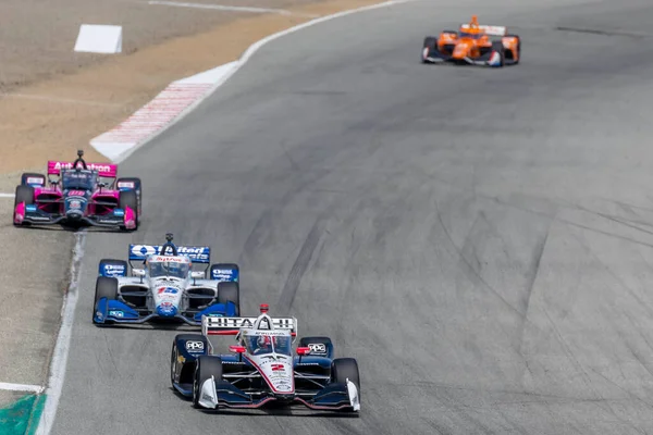 Nashville Tennessee Den Josef Newgarden Monterey Deki Weathertech Raceway Laguna — Stok fotoğraf