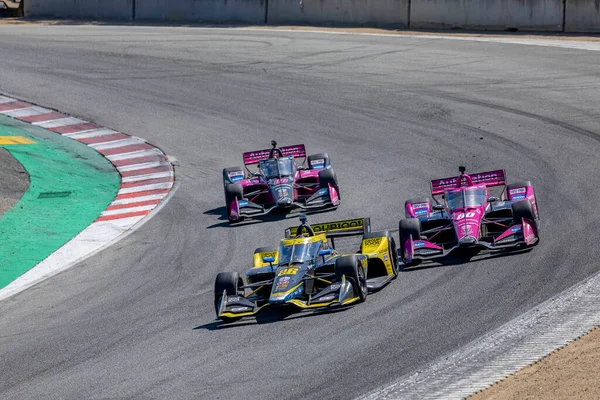 Valencia, Kaliforniya 'dan COLTON HERTA (26) Monterey' in Firestone Grand Prix 'sinde Monterey' deki WeatherTech Raceway Laguna Seca pistinde yarışır..