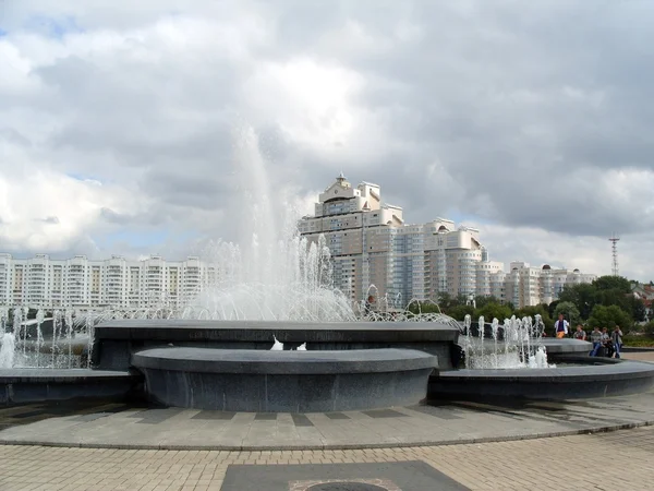 Visita a Minsk — Fotografia de Stock