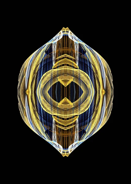 Representação gráfica de um fractal . — Fotografia de Stock