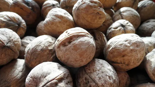 Walnuts in the skin. — Stock Photo, Image