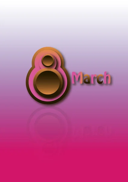 Le 8 mars — Image vectorielle